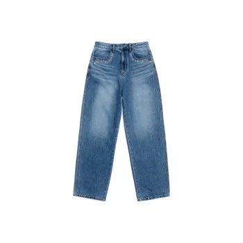 ADER ERROR ADER ERROR Through Editism Series Jeans Women's Denim Blue