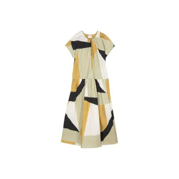 ALYSI SS24 Short-Sleeved Dresses Women's Sage Green