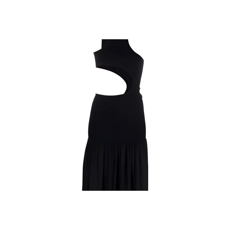 Stella McCartney Cut Out Asymmetric Midi Dress-4