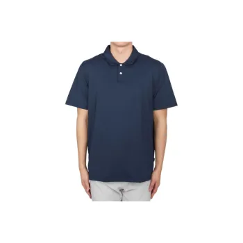 Malbon Golf Polo Shirt Men's Marine Blue