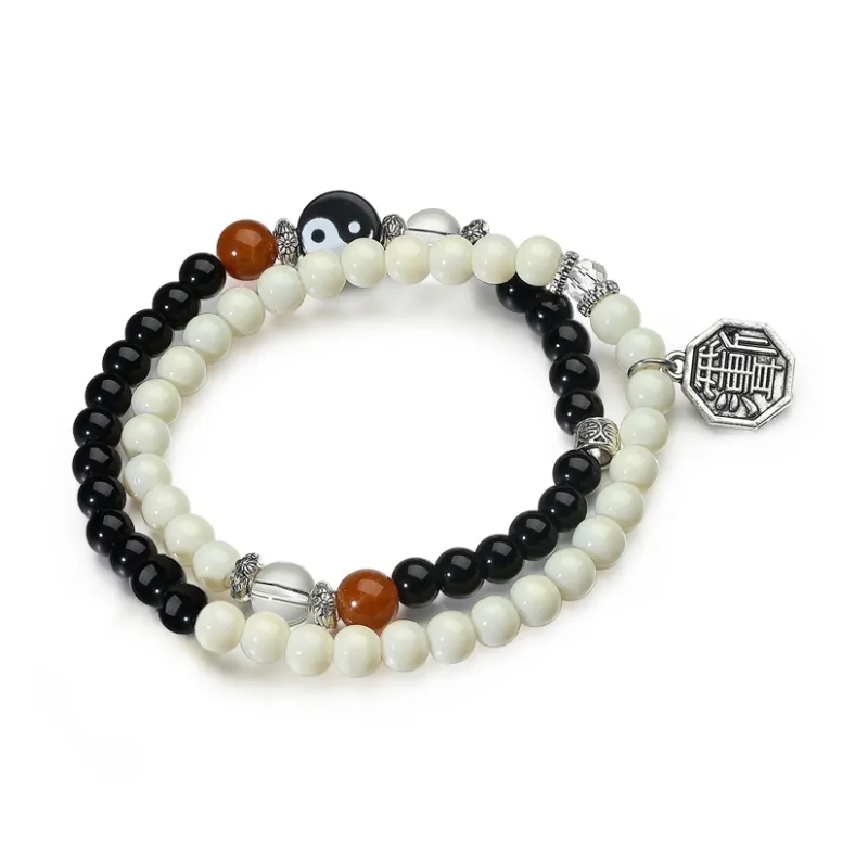 ZHOUDIWANG Ebony Bracelets Unisex-0