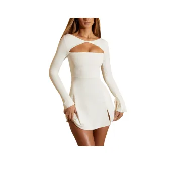 OH POLLY Denali Long-Sleeved Dresses Women's White/White