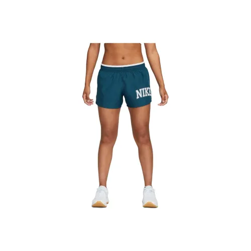 Nike Dri FIT Swoosh Run Casual Shorts Women's Blue