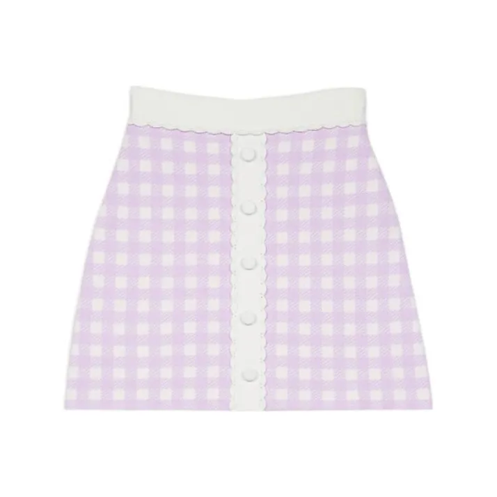 Maje Casual Short Skirts Women's Purple-0