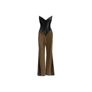 MAISON SANS TITRE Jumpsuit Women's Black Coffee