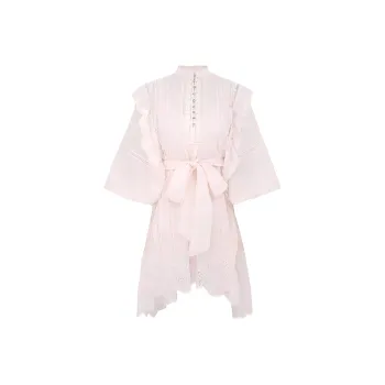 Zimmermann Crush Lace Billow Mini Dress