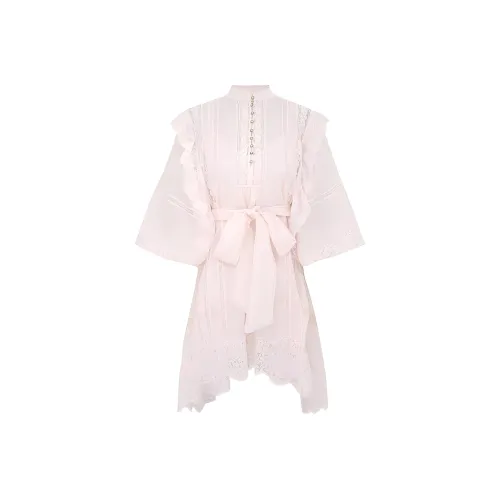 Zimmermann Crush Lace Billow Mini Dress
