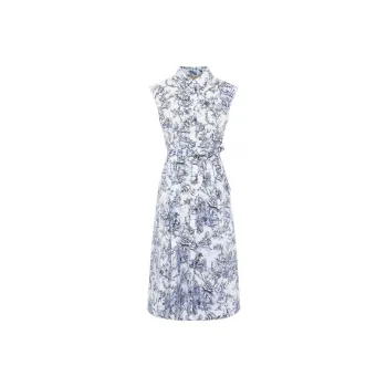 BBLLUUEE Short Sleeved Dress Women's Starry Blue