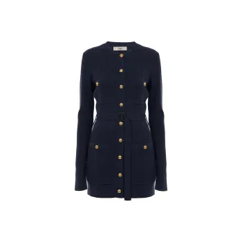 Chloé Long Sleeved Knitted Midi Dress