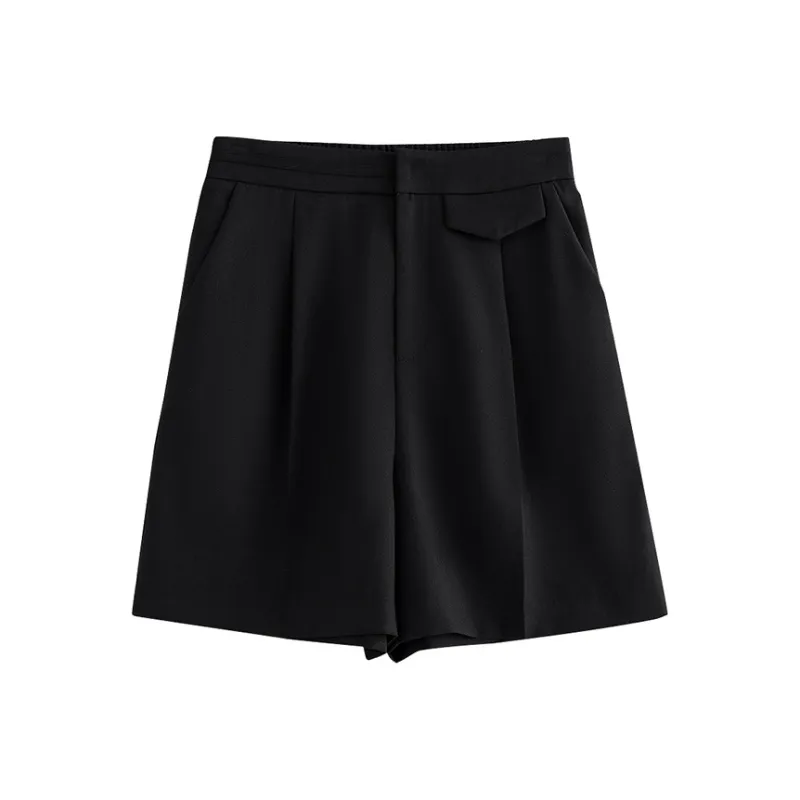 Initial Language Casual Shorts Women's-10