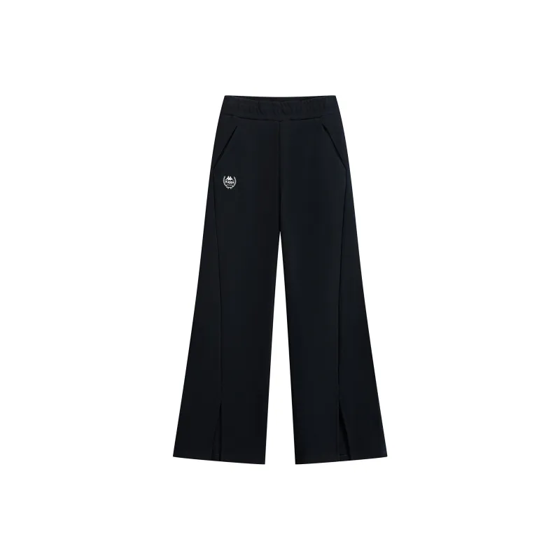 Kappa 1916 Series Knitted Sweatpants Women's Black-0