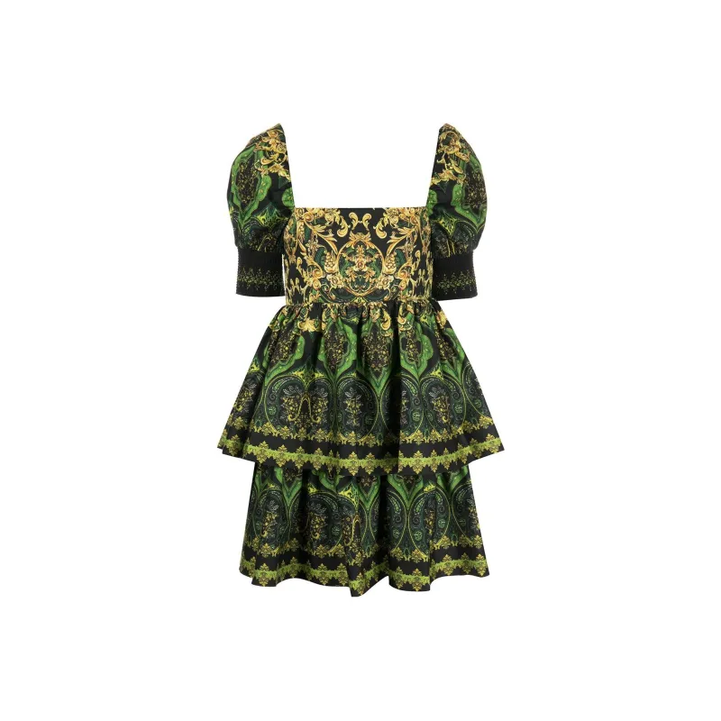 Alice + Olivia Emmalou Tiered Mini Dress-0