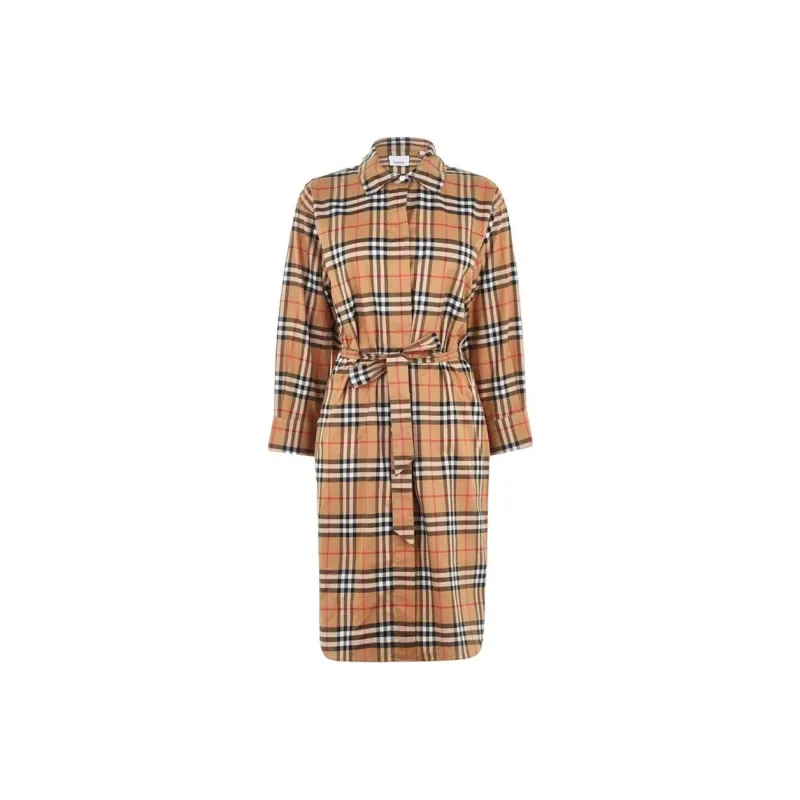 Burberry 2000s Vintage Check Dress-0