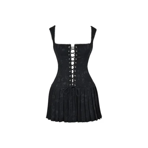 HOUSE OF CB TALIA Slip Dress Women's BLACK/Black