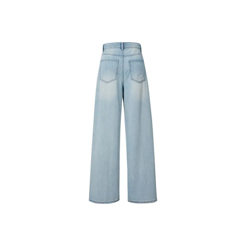 Hopeshow Jeans Women's Light Denim Blue 070-1