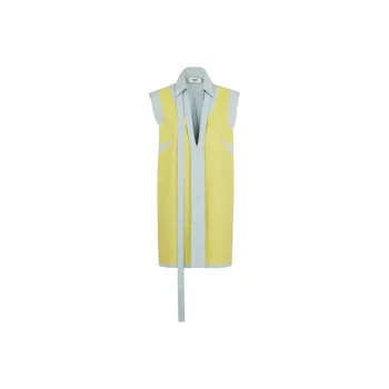 FENDI Sleeveless Poplin Dress