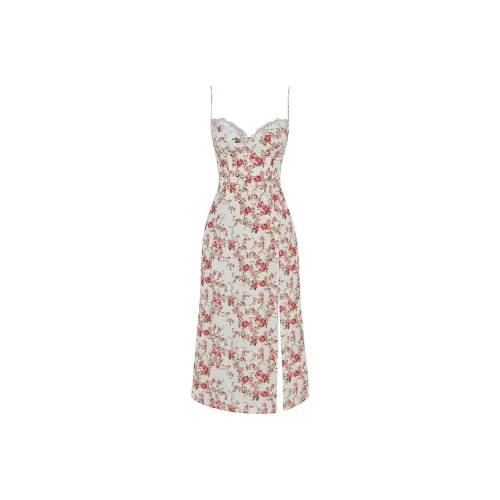 HOUSE OF CB Slip Dress Women's Rose Print