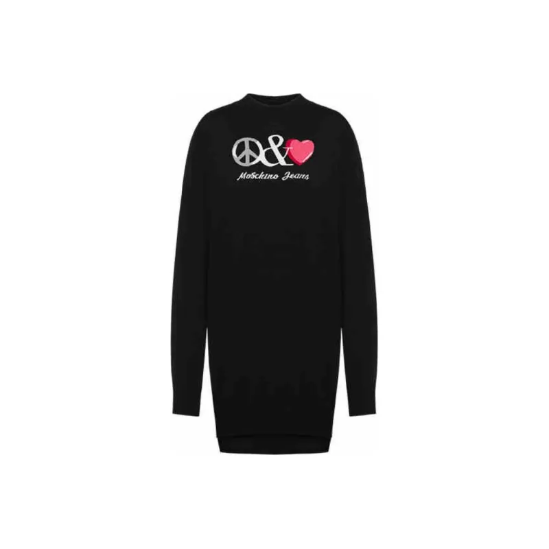 MOSCHINO Logo Jumper Minidress-0