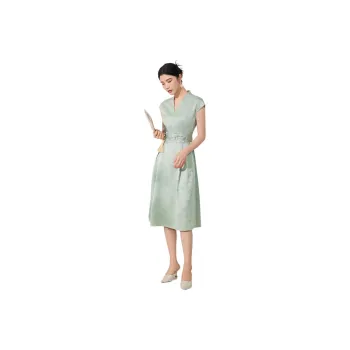 BBLLUUEE Sleeveless Dress Women's Ice Green