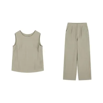 Mo Han Yi Mei Casual Suit Women's Green