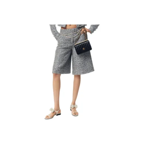 CHANEL 25P Spring Summer Preview Collection Casual Shorts Women's Gray