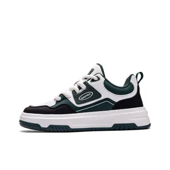 NAUTICA Abrasion Resistant Height Increasing Low Top Skateboard Shoes Men's White Green