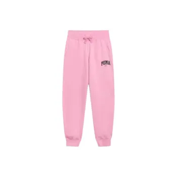 PUMA SQUAD Knitted Sports Pants Women's Light Purple