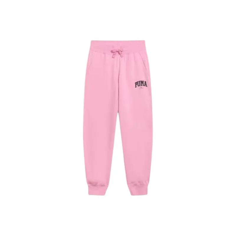 PUMA SQUAD Knitted Sports Pants Women's Light Purple-0