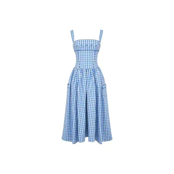 HOUSE OF CB VIVIEN Slip Dress Women's BLUE/Blue