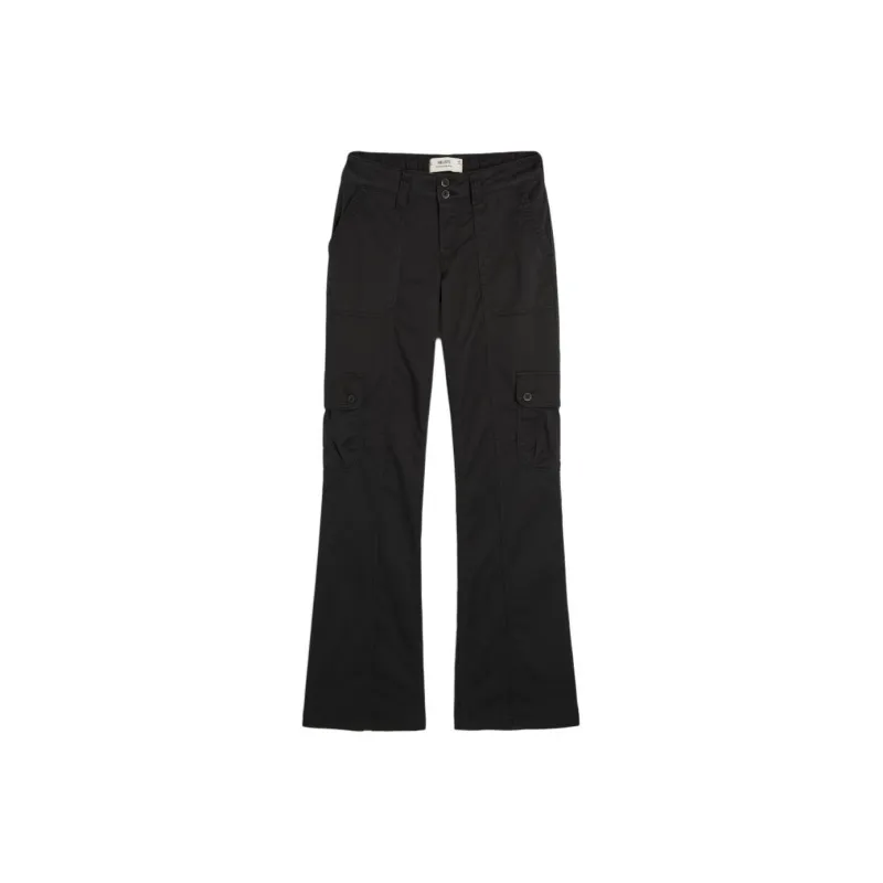 Hollister Cargo Pants Women's Black-0