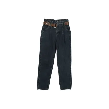 EOEI Jeans Women's Blue Gray
