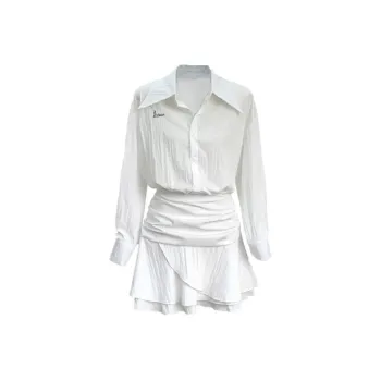 JOSR Long Sleeved Dresses Women's White