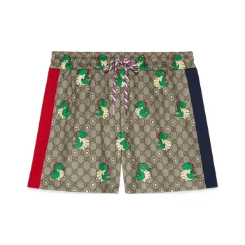 GUCCI Chinese New Year SS24 Casual Shorts Women's Ebony