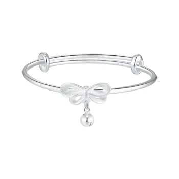 CUTE DAME Sterling Silver Bangles Women's