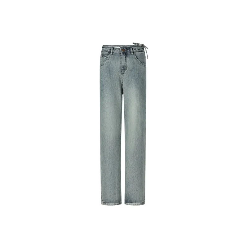 Wen Shan Jeans Women's Vintage Blue-0