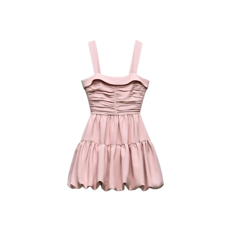 ZARA Slip Dress Women's Light Pink-0