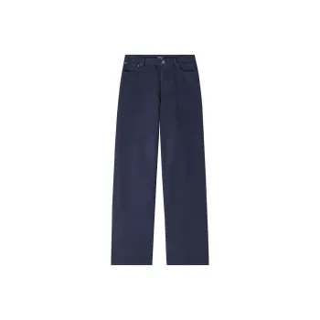 A.P.C Elisabeth Button Detailed Wide Leg Jeans