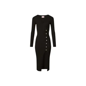 Rouje FW24 MILA DRESS Long-Sleeved Dresses Women's Black