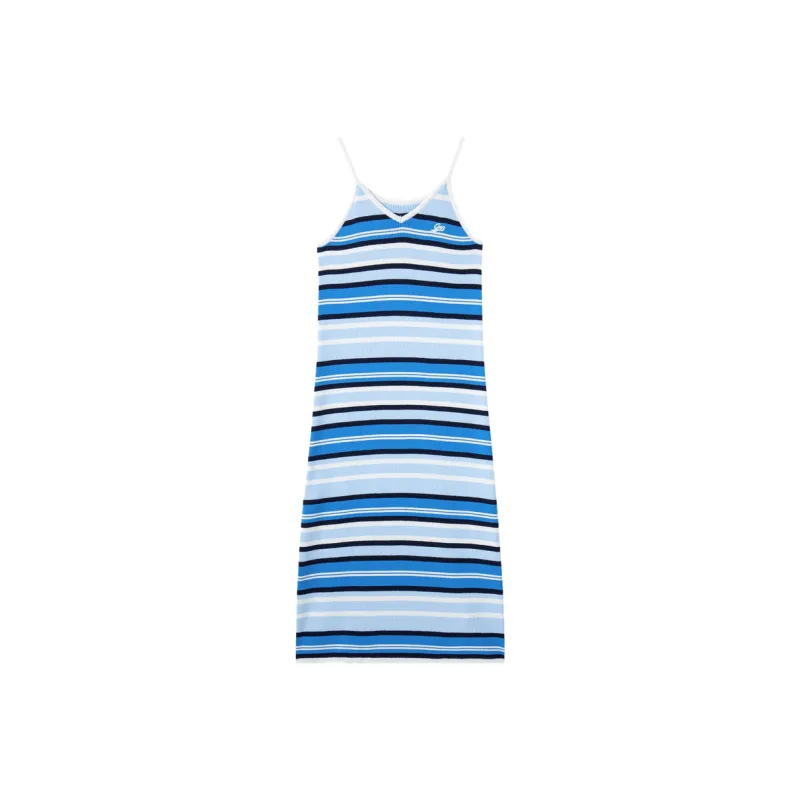 GAP Slip Dresses Women's Blue Stripes-0