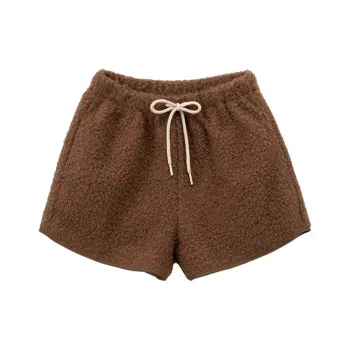 Ya Sheep People Casual Shorts Women's Coffee