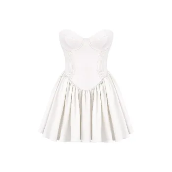 HOUSE OF CB KATHERINE Sleeveless Dress Women's White/White