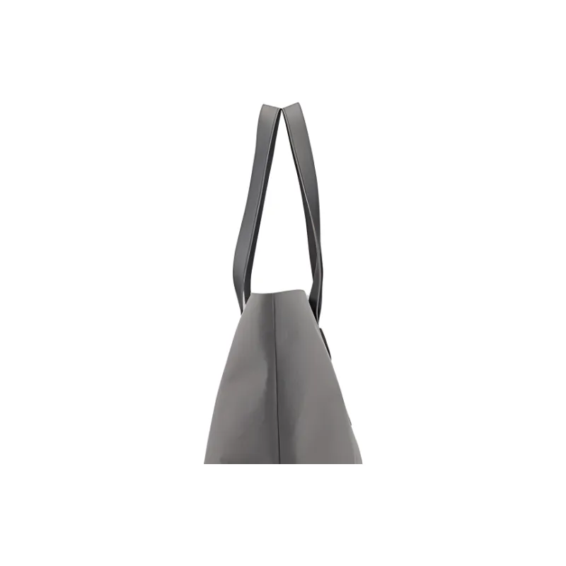 DESCENTE DSG COLLECTION Synthetic Leather Tote Toto Bag Shopping Bag Handbag Men's Gray-4