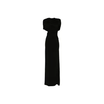Stella McCartney Draped Zipped Midi Dress