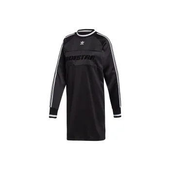 Adidas Originals Long Sleeved Dresses Women's Black