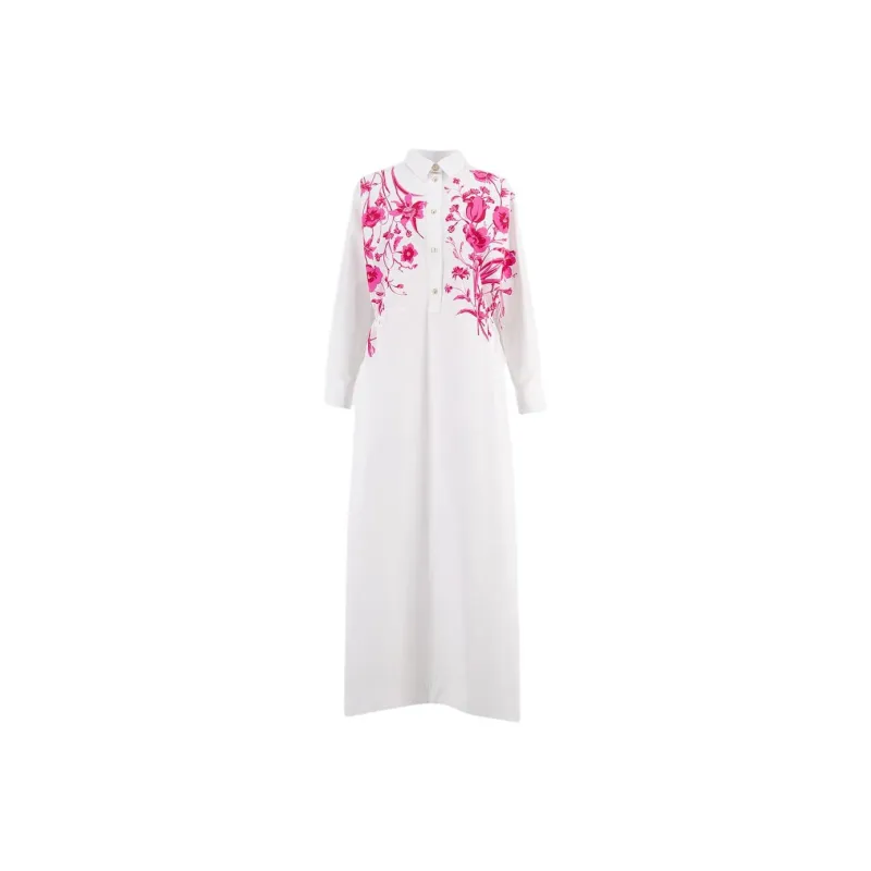 GUCCI Long-Sleeved Dresses Women's White-0