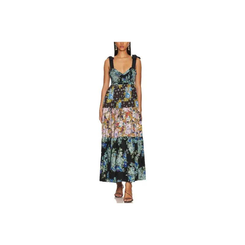 FREE PEOPLE Sleeveless Dress Women's Dark Blue-0