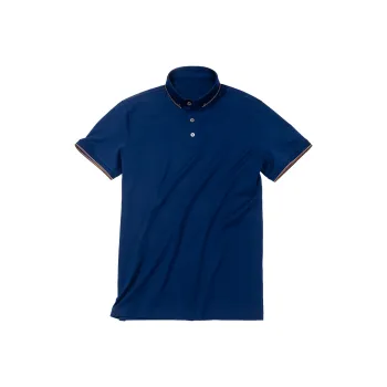 Mr.Bu Polo Shirts Men Deep Sea Blue