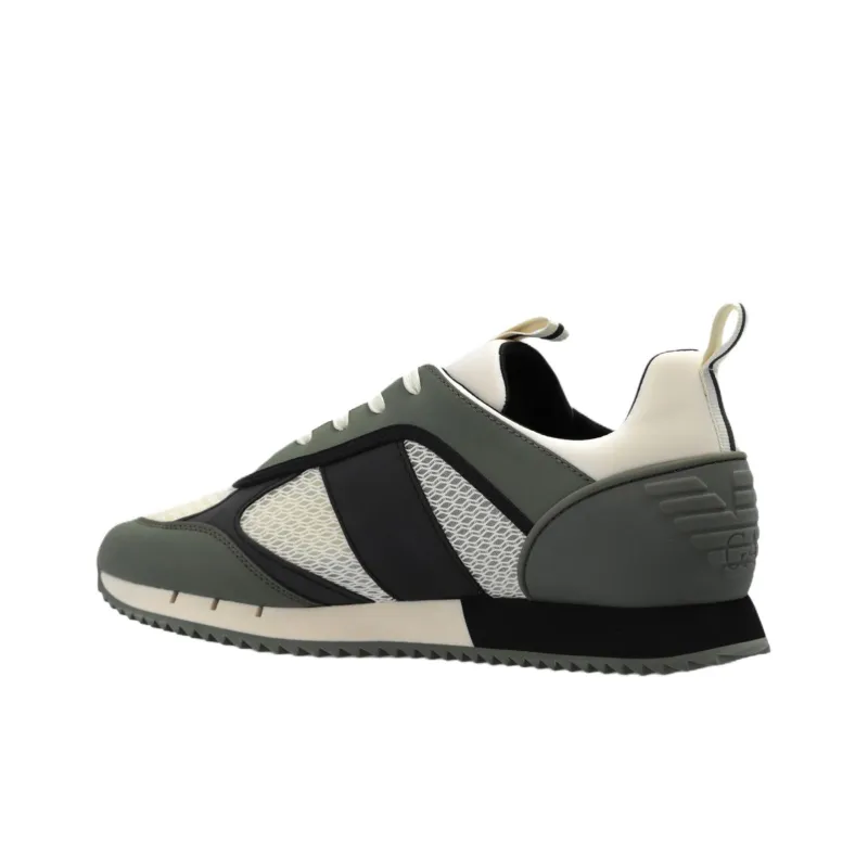 EMPORIO ARMANI EA7 Low Top Casual Shoes Men's Green-2