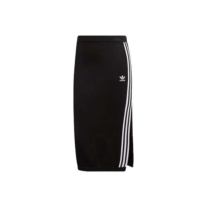 Adidas Originals Casual Long Skirts Women's Black-0