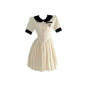 PUREIDOL Short Sleeved Dresses Women's Apricot